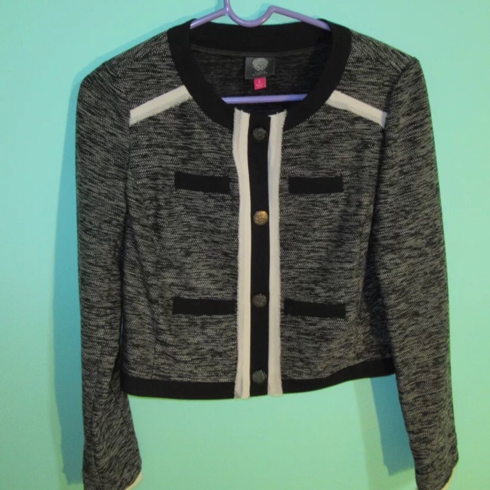 Vince Camuto Blazer Gray Size 6 Office Jacket S